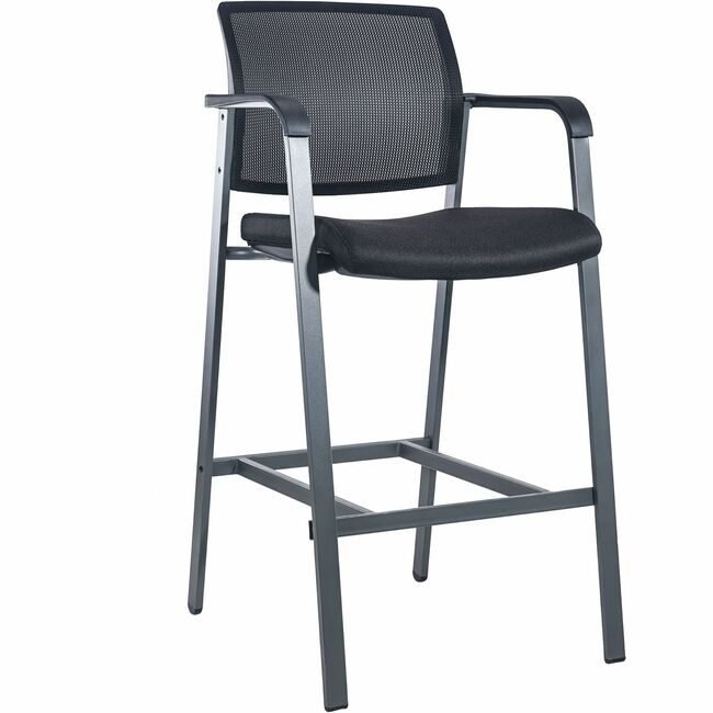 Lorell Stool Guest Mesh Black LLR30954