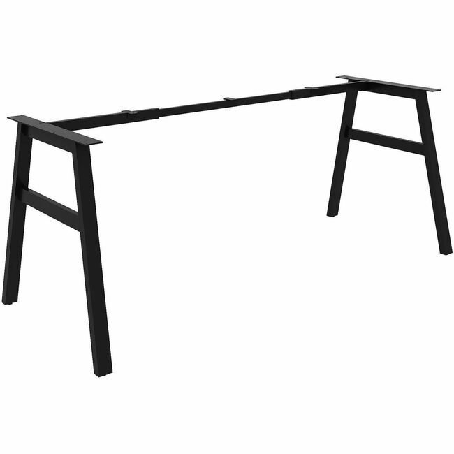 Lorell Leg A St W/Xbar 30X48-72 Black LLR16287