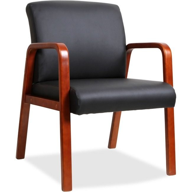 Lorell Chair Guest Wood Blk/Chy LLR40200